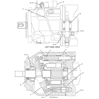 2354109 Parts scheme PUMP GP-PISTON