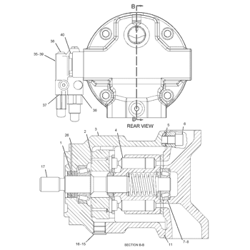 2442228 Parts scheme PUMP GP-PISTON