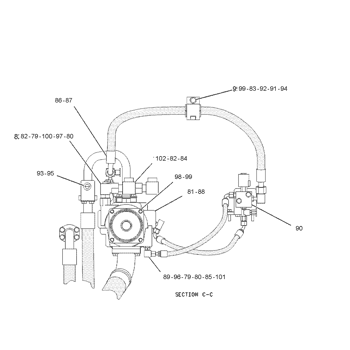1127913 Parts scheme PUMP GP-PISTON