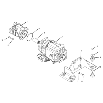 1694882 Parts scheme PUMP GP-PISTON