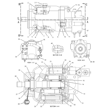 1712092 Parts scheme PUMP GP-PISTON