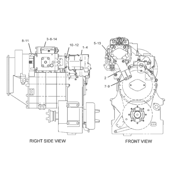 2419299 Parts scheme PUMP GP-PISTON