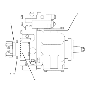 9T1211 Parts scheme PUMP GP-PISTON & GEAR
