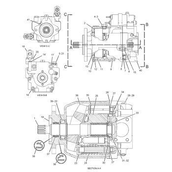 1041752 Parts scheme PUMP GP-PISTON