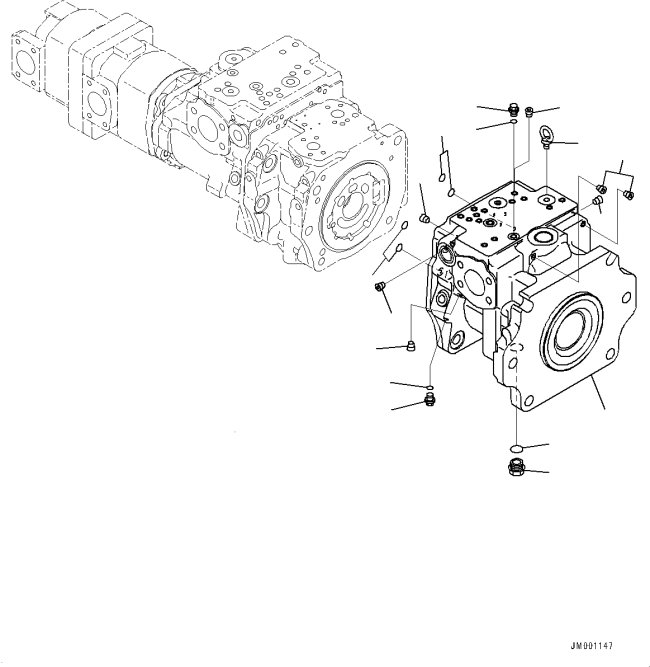 WA1200-6 S/N 60001-UP (Chassis only)