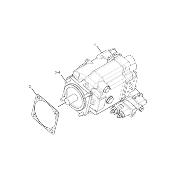 3697133 Parts scheme PUMP GP-PISTON