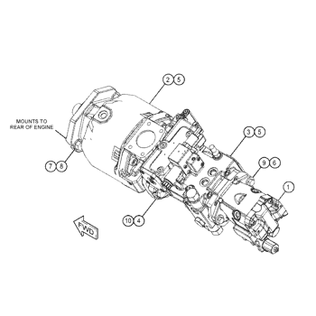 3736629 Parts scheme PUMP GP-PISTON