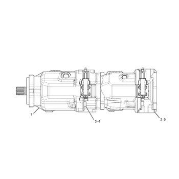 3417664 Parts scheme PUMP GP-PISTON
