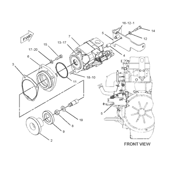 2545147 Parts scheme PUMP GP-PISTON