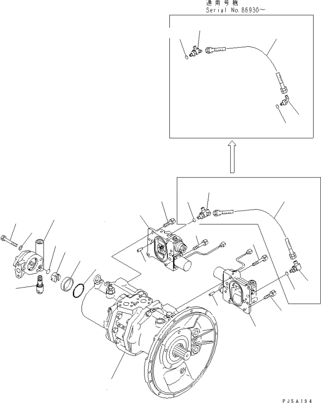 PC200LC-6 S/N 80001-UP (Overseas Version)