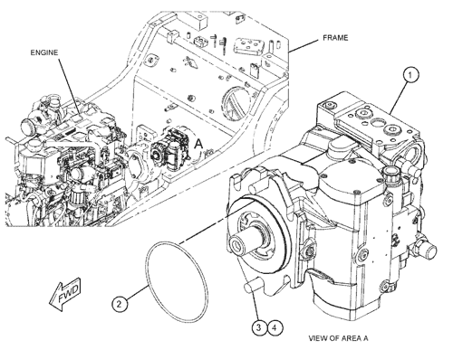 3984499 PUMP & MOUNTING GP Parts scheme