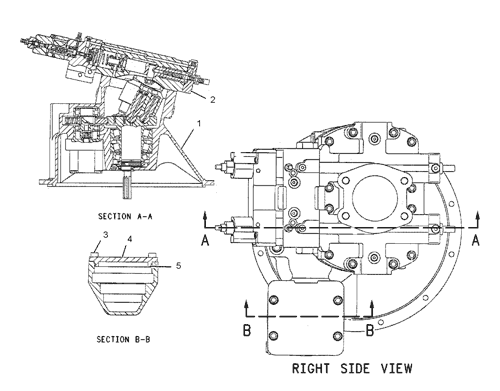 1232233 PUMP GP-MAIN HYDRAULIC Parts scheme