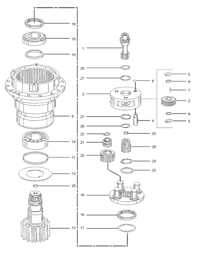 1527372 DRIVE GP-SWING Parts scheme
