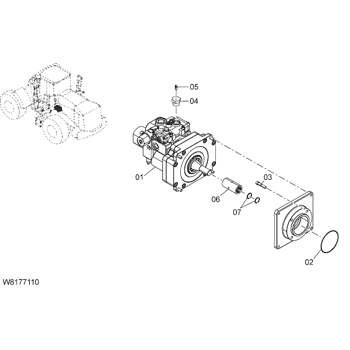 263J7-12021 Parts scheme PUMP;MAIN