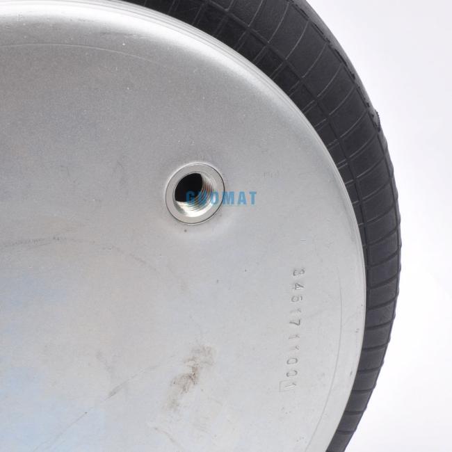 Single Convoluted Air Spring 1/4nptf Air Inlet Air Bag Suspension for Industrial Equipment