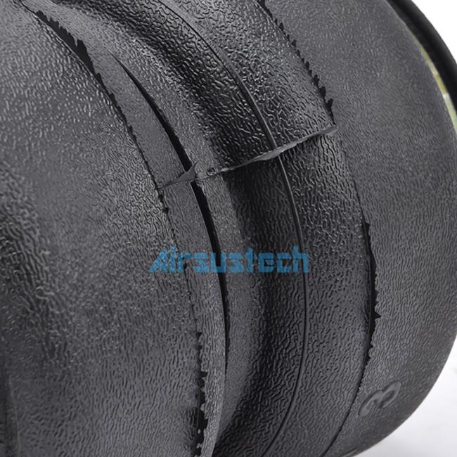 Rubber Air Spring Shocks 2 Convoluted 188mm Height Air Actuators