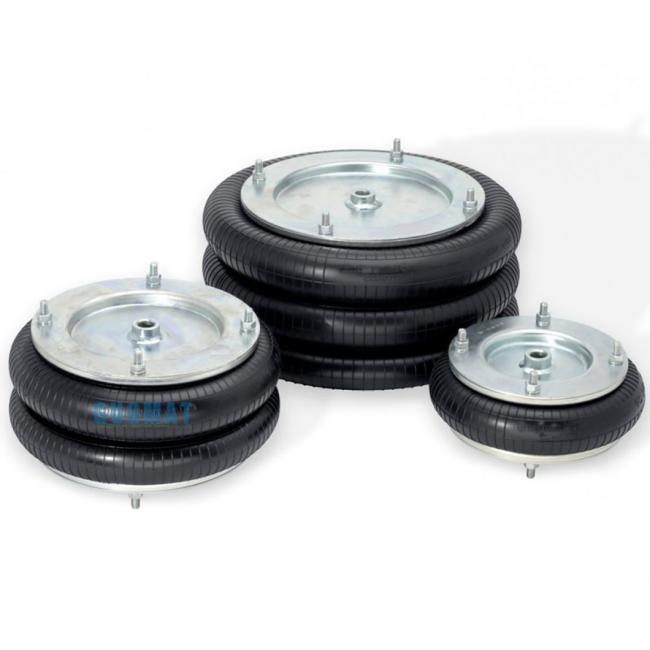 Dunlop Sp1541 Double Convoluted Air Spring with Flange Ring W01r584061