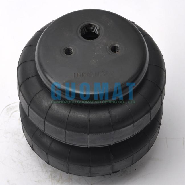 2b6X6 Black Double Convoluted Rubber Air Spring for Air Ride Suspension