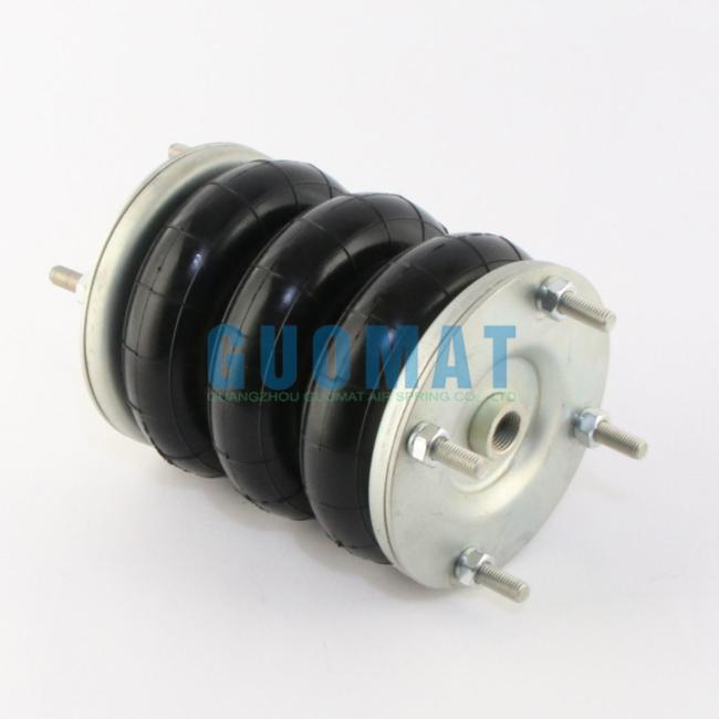 Fire-Stone W01-R58-4095 Triple Convoluted Industrial Air Spring with Flange