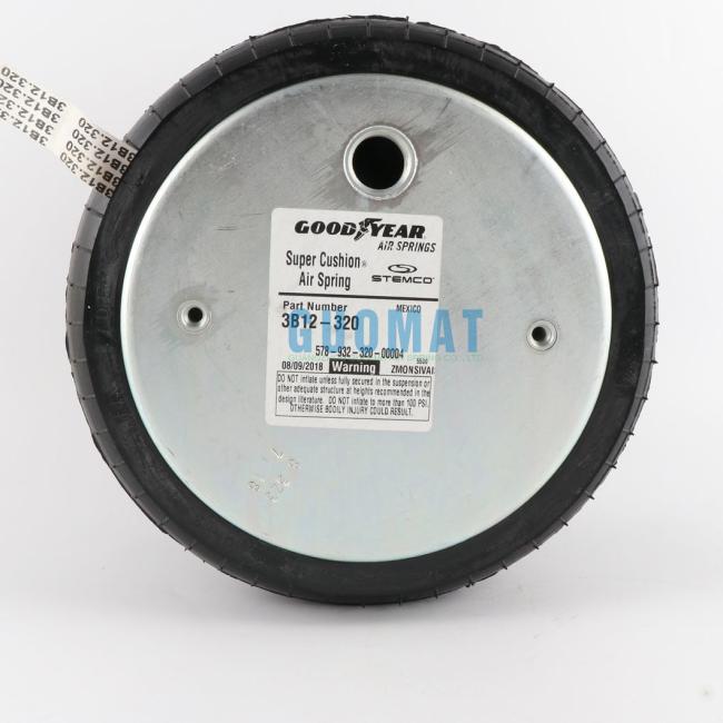 Goodyear Air Spring 3b12-320 Original Triple Convoluted Flexmember 578933100 Cross Fire Stone W013587437