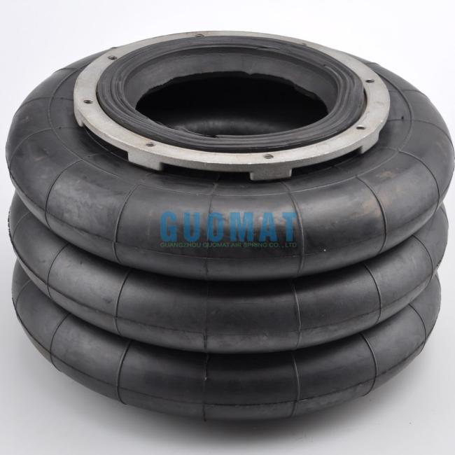 10X3 Dunlop Sp159 Triple Convoluted Air Spring Actuator Refer to Contitech FT 210-32 Stroke 230mm