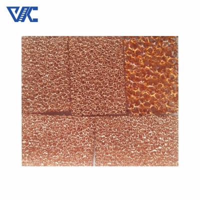 China Tamaño personalizado espuma de cobre de 99,9% de pureza para material de cátodo de batería de litio en venta