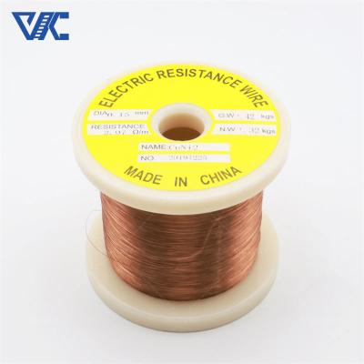 China Copper Nickel Heat Resistant Alloy NC010 CuNi 6 CuNi 8 CuNi 10 CuNi 14 Heating Element Wire for sale