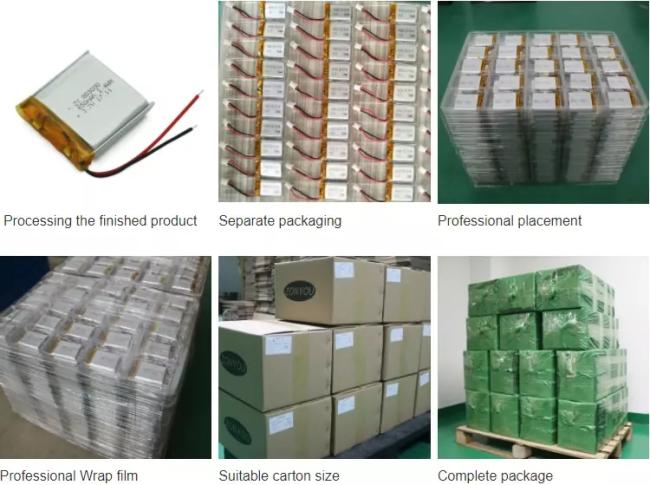 3.7V 500mAh Custom Rechargeable Polymer Lithium Battery 552338 for 3C Digital Products