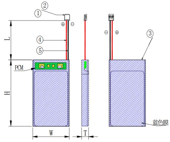 3.7V 2300mah Single Cell Lithium Polymer Battery Pack 853465 with IEC62133 for Medical Equipments