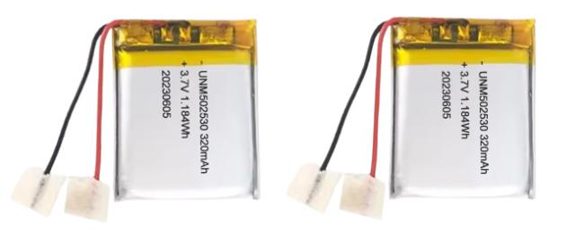 502530 3.7V 320mAh Rechargeable Polymer Lithium Battery for Wearable Products