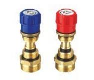 Quality Male Thread Brass Manifold Plumbing With Customized Color Plastic Hand Wheel for sale