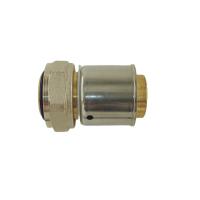Quality Compressing Brass Press Fittings For PEX Pipes with stainless steel sleeve for sale