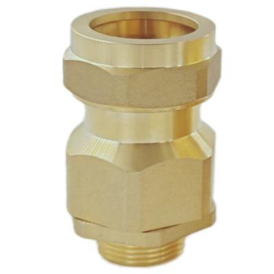 China DIN 259 Thread 1/4 inch Female/Male Brass Cable Joint for sale