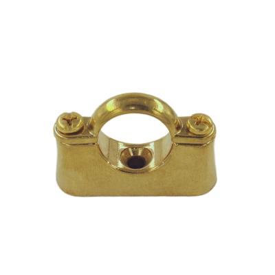 China Brass Pipe Clamp 28mm Casting Bronze Screw Easy For Fixation for sale