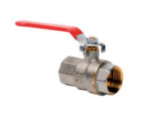 China High Performance F/F Brass Ball Valve With Butterfly Handle for sale