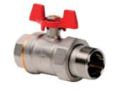 China Pn25 1 Brass Ball Valve Female Male Thread for sale