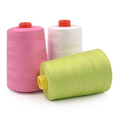 Chine 40s/2 fil de couture fil blanc noir polyester fabrique 5000 mètres 5000m fil de couture de polyester 40/2 à vendre
