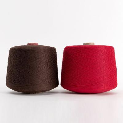 China Fine Eveness Spun Polyester Knitting Yarn  , Polyester Weaving Yarn Ant I- Pilling for sale