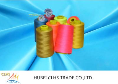 China Plastic Cone Dyed 100% Polyester Sewing Thread For Suits Garments for sale