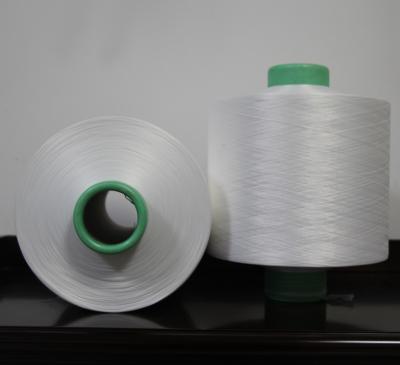 China 150D/48F Raw White Black 100% Polyester DTY Yarn 1KG/CONE 6KG/CONE for sale