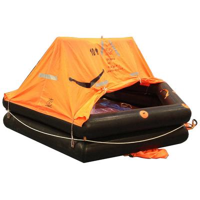 China CCS, DNV-GL, EC, MED RMRS Approved SOLAS 6-35 Persons Rubber Throw Over Board Inflatable Life Raft for sale