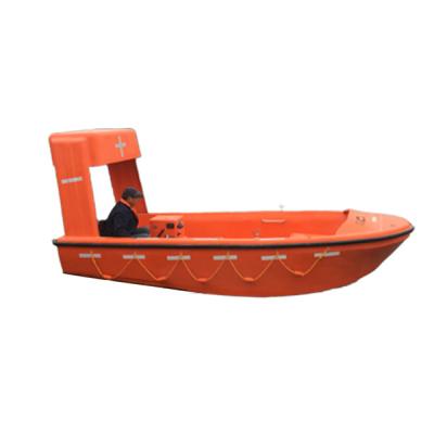 China IACS Approved SOLAS 4.0m 6 Persons FRP Rescue Boat With Single Arm Launching Davit for sale