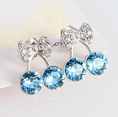 China Ref No.: 440226 Mini Cherry Earring opal silver jewellery european antique jewelry for sale