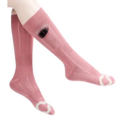 China High Ankle Rechargeable Heated Socks Casual woven Weaving for sale