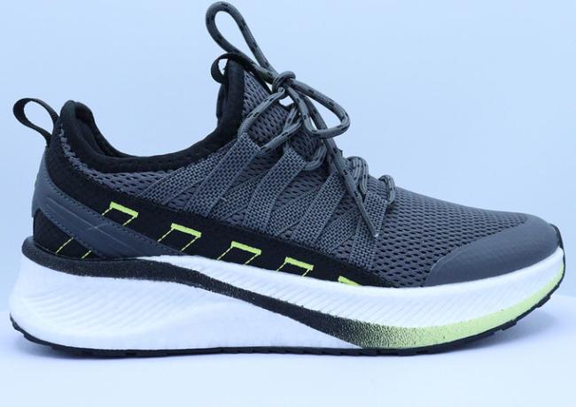 sneaker shoe fresh design for men faux leather upper lace up style 1