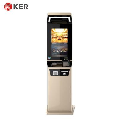 China Identity Authentication Touch 19 Inch Hotel Self Check In Machine for sale