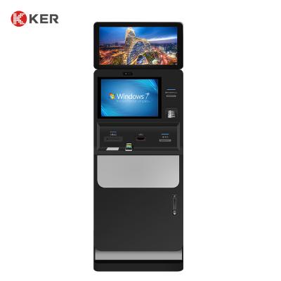 China 300cd/m2 19 Inch 23.6 Inch Dual Screen Hotel Self Check In Kiosk for sale