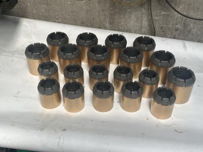 China Impregnated Diamond Core Drill Bit And Reaming Shell NQ3 HQ3 PQ3 for sale