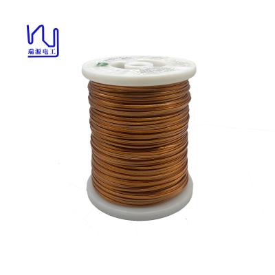 China Profiled Copper Litz Wire 0.05mmx1740 Pi Insulation Rectangular Stranded for sale