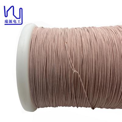 China Clase 155 Litz alambre 0,08 mm * 105 conductor de cobre cubierto de seda para bobinas de motor en venta